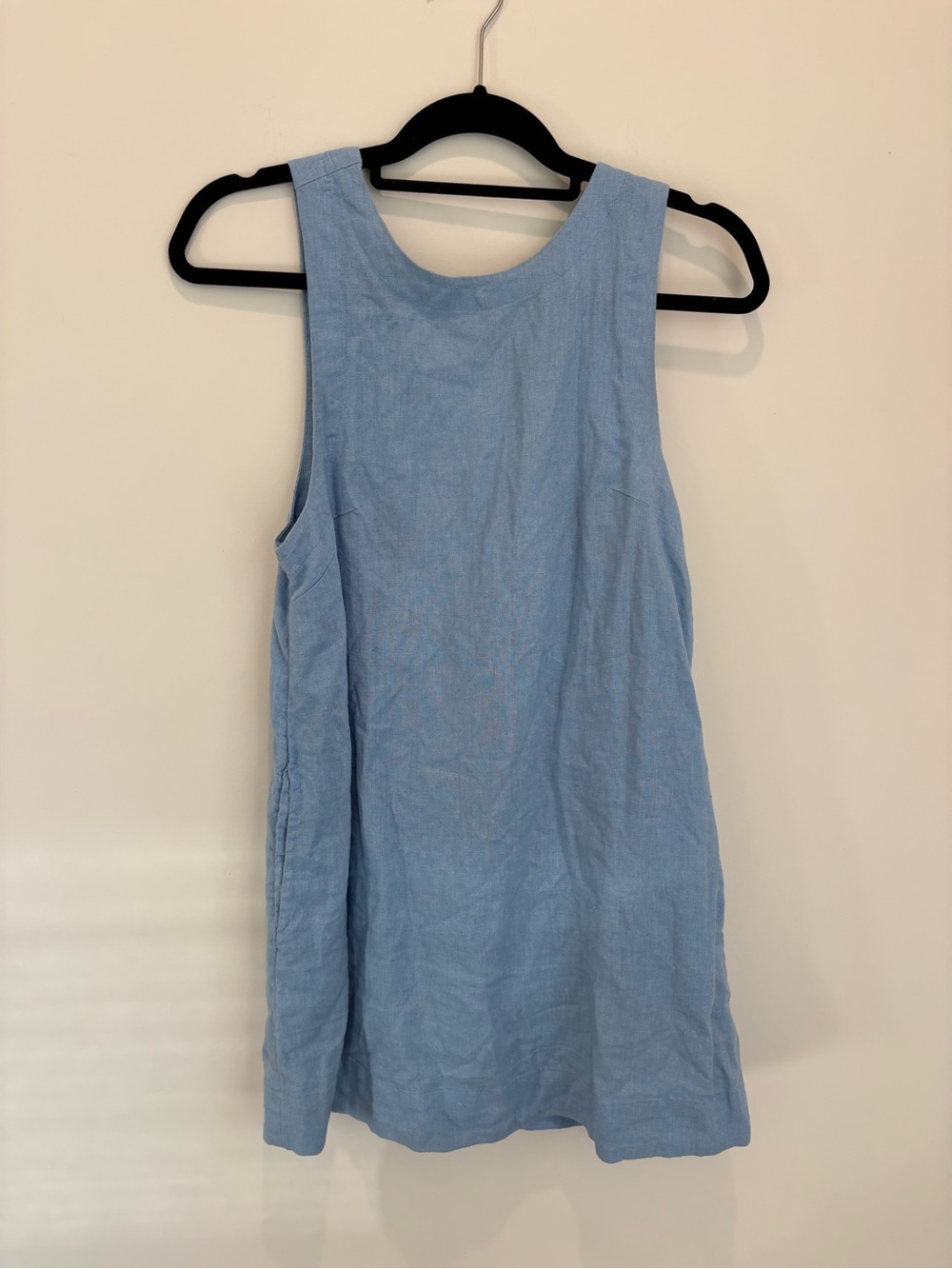 Free People Pale Blue Sleeveless Shift Dress